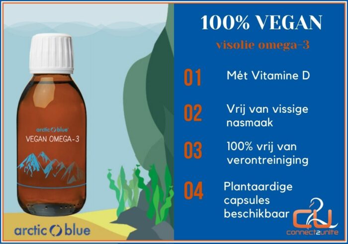 Arctic Blue biedt omega-3 visolie supplement Vegan aan