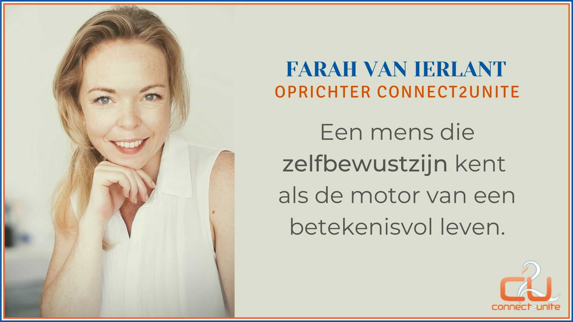 Farah van Ierlant_Zelfbewustzijn als motor voor een kwalitatief leven.